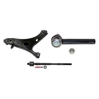 MOOG® - Front Driver Side Lower Control Arm with Ball Joint and Tie Rod End Kit