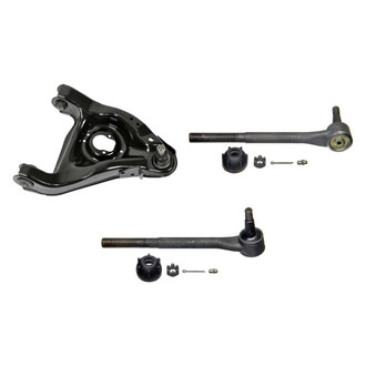 MOOG® - Front Driver Side Lower Control Arm with Ball Joint and Tie Rod End Kit