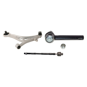 MOOG® - Front Driver Side Lower Control Arm with Ball Joint and Tie Rod End Kit