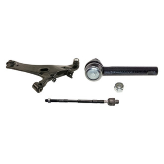 MOOG® - Front Driver Side Lower Control Arm with Ball Joint and Tie Rod End Kit