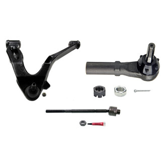 MOOG® - Front Driver Side Lower Control Arm with Ball Joint and Tie Rod End Kit