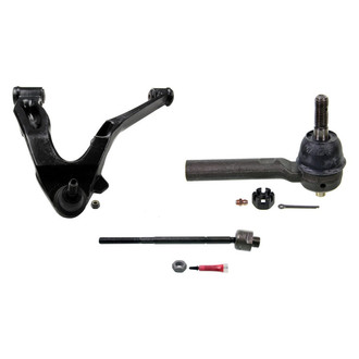 MOOG® - Front Driver Side Lower Control Arm with Ball Joint and Tie Rod End Kit
