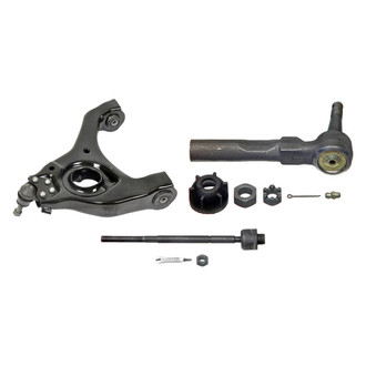 MOOG® - Front Driver Side Lower Control Arm with Ball Joint and Tie Rod End Kit