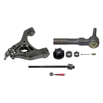 MOOG® - Front Driver Side Lower Control Arm with Ball Joint and Tie Rod End Kit