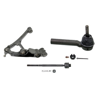 MOOG® - Front Driver Side Lower Control Arm with Ball Joint and Tie Rod End Kit