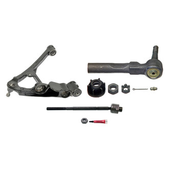MOOG® - Front Driver Side Lower Control Arm with Ball Joint and Tie Rod End Kit