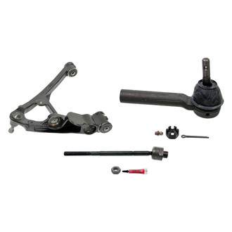 MOOG® - Front Driver Side Lower Control Arm with Ball Joint and Tie Rod End Kit