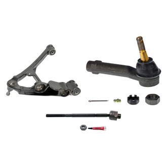 MOOG® - Front Driver Side Lower Control Arm with Ball Joint and Tie Rod End Kit