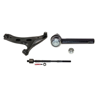 MOOG® - Front Driver Side Lower Control Arm with Ball Joint and Tie Rod End Kit