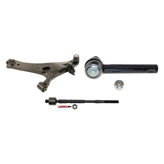 MOOG® - Front Driver Side Lower Control Arm with Ball Joint and Tie Rod End Kit