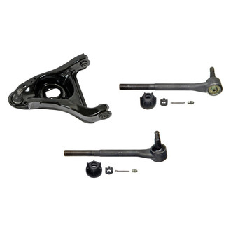 MOOG® - Front Driver Side Lower Control Arm with Ball Joint and Tie Rod End Kit