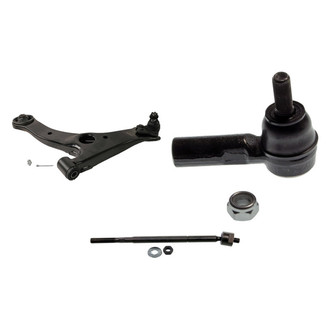 MOOG® - Front Driver Side Lower Control Arm with Ball Joint and Tie Rod End Kit