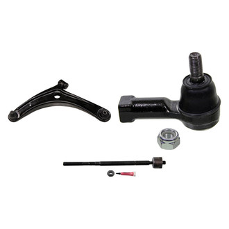 MOOG® - Front Driver Side Lower Control Arm with Ball Joint and Tie Rod End Kit