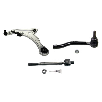 MOOG® - Front Driver Side Lower Control Arm with Ball Joint and Tie Rod End Kit