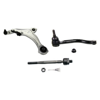MOOG® - Front Driver Side Lower Control Arm with Ball Joint and Tie Rod End Kit