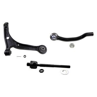 MOOG® - Front Driver Side Lower Control Arm with Ball Joint and Tie Rod End Kit