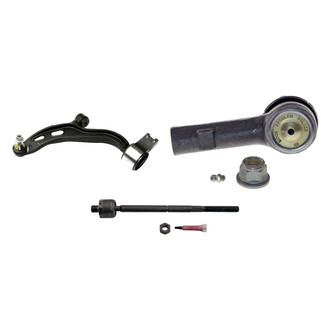 MOOG® - Front Driver Side Lower Control Arm with Ball Joint and Tie Rod End Kit