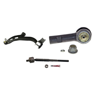MOOG® - Front Driver Side Lower Control Arm with Ball Joint and Tie Rod End Kit