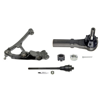 MOOG® - Front Driver Side Lower Control Arm with Ball Joint and Tie Rod End Kit