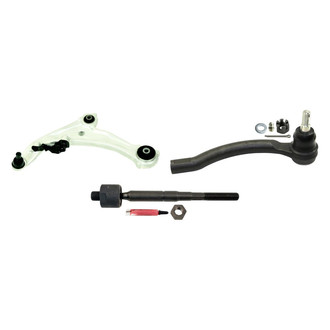 MOOG® - Front Driver Side Lower Control Arm with Ball Joint and Tie Rod End Kit