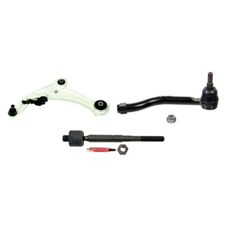 MOOG® - Front Driver Side Lower Control Arm with Ball Joint and Tie Rod End Kit