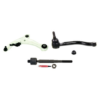 MOOG® - Front Driver Side Lower Control Arm with Ball Joint and Tie Rod End Kit