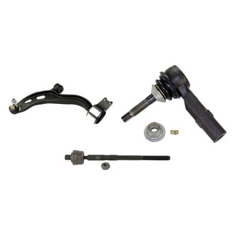MOOG® - Front Driver Side Lower Control Arm with Ball Joint and Tie Rod End Kit