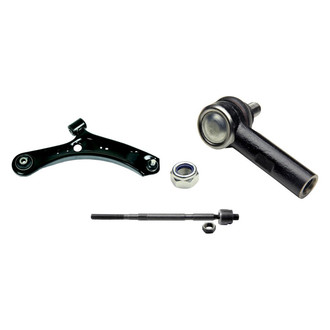 MOOG® - Front Driver Side Lower Control Arm with Ball Joint and Tie Rod End Kit