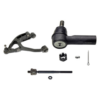 MOOG® - Front Driver Side Lower Control Arm with Ball Joint and Tie Rod End Kit