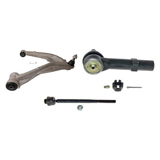 MOOG® - Front Driver Side Lower Control Arm with Ball Joint and Tie Rod End Kit