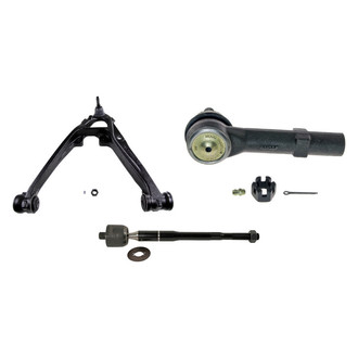MOOG® - Front Driver Side Lower Control Arm with Ball Joint and Tie Rod End Kit