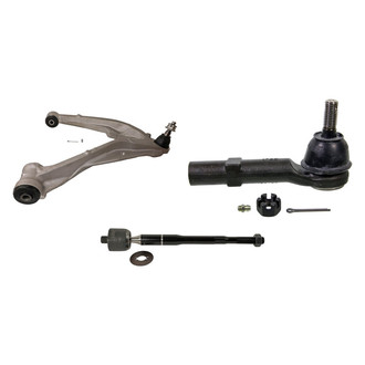 MOOG® - Front Driver Side Lower Control Arm with Ball Joint and Tie Rod End Kit