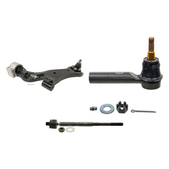 MOOG® - Front Driver Side Lower Control Arm with Ball Joint and Tie Rod End Kit