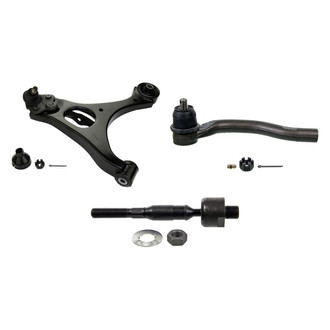 MOOG® - Front Driver Side Lower Control Arm with Ball Joint and Tie Rod End Kit