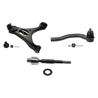 MOOG® - Front Driver Side Lower Control Arm with Ball Joint and Tie Rod End Kit