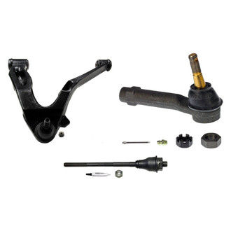 MOOG® - Front Driver Side Lower Control Arm with Ball Joint and Tie Rod End Kit