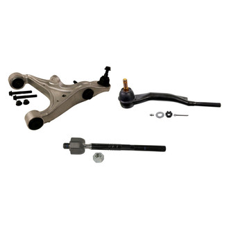 MOOG® - Front Driver Side Lower Control Arm with Ball Joint and Tie Rod End Kit
