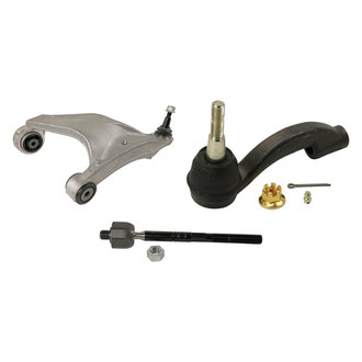 MOOG® - Front Driver Side Lower Control Arm with Ball Joint and Tie Rod End Kit