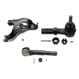 MOOG® - Front Driver Side Lower Control Arm with Ball Joint and Tie Rod End Kit