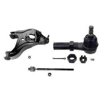MOOG® - Front Driver Side Lower Control Arm with Ball Joint and Tie Rod End Kit