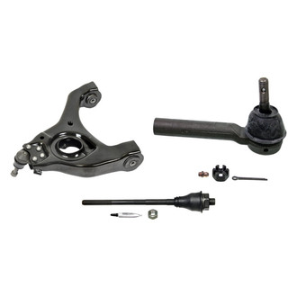 MOOG® - Front Driver Side Lower Control Arm with Ball Joint and Tie Rod End Kit