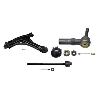 MOOG® - Front Driver Side Lower Control Arm with Ball Joint and Tie Rod End Kit