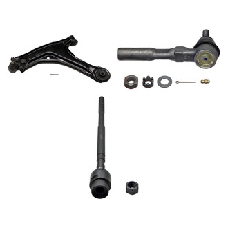 MOOG® - Front Driver Side Lower Control Arm with Ball Joint and Tie Rod End Kit