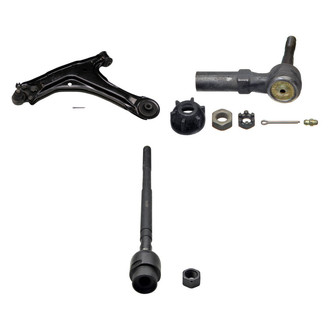 MOOG® - Front Driver Side Lower Control Arm with Ball Joint and Tie Rod End Kit
