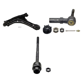 MOOG® - Front Driver Side Lower Control Arm with Ball Joint and Tie Rod End Kit