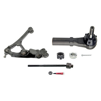 MOOG® - Front Driver Side Lower Control Arm with Ball Joint and Tie Rod End Kit