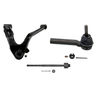 MOOG® - Front Driver Side Lower Control Arm with Ball Joint and Tie Rod End Kit