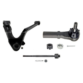 MOOG® - Front Driver Side Lower Control Arm with Ball Joint and Tie Rod End Kit