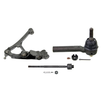 MOOG® - Front Driver Side Lower Control Arm with Ball Joint and Tie Rod End Kit