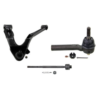 MOOG® - Front Driver Side Lower Control Arm with Ball Joint and Tie Rod End Kit